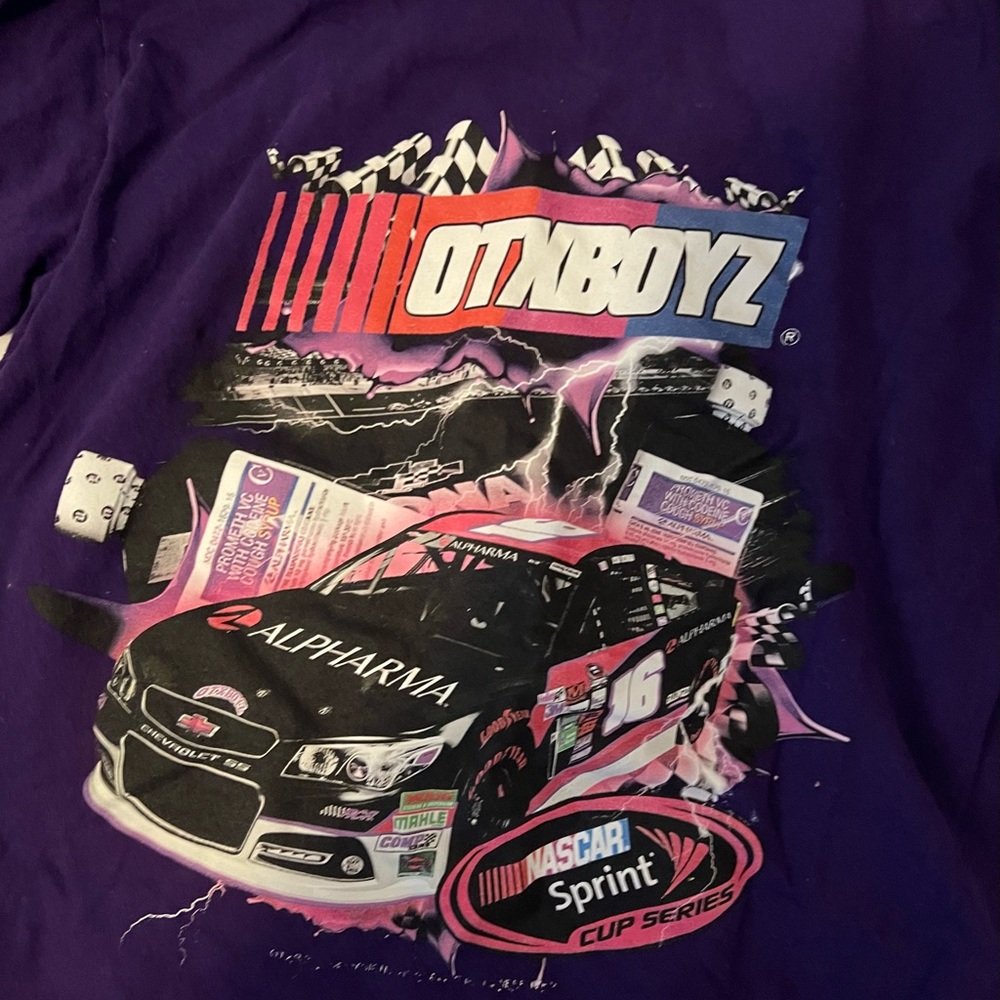 OTX BOYZ NASCAR Shirt Medium OhGeesy Purple